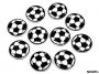 Embleme Termoadezive, Minge de Fotbal, 35 mm (10 buc/pachet) Cod: 390332 - 2