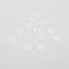 Capse, Matrite, Prese si Accesorii - Saibe pentru Capse, 4 mm, din Plastic (1000 bucati/pachet)
