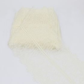 Dantela cu fir Metalic si Paiete, latime 10.5 cm (13 metri/rola) Cod: LA0734 - Dantela Brodata pe Tul, latime 19 cm (14 m/rola)Cod: JC16