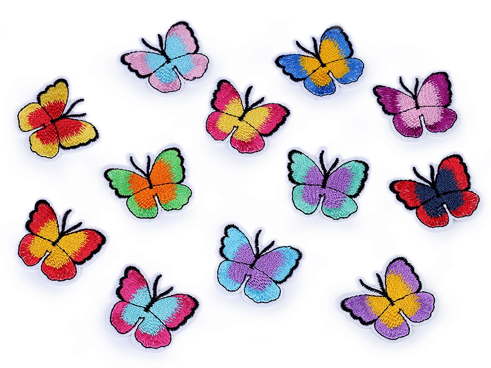 Embleme Termoadezive, Fluture (10 bucati/pachet) Cod: 400025