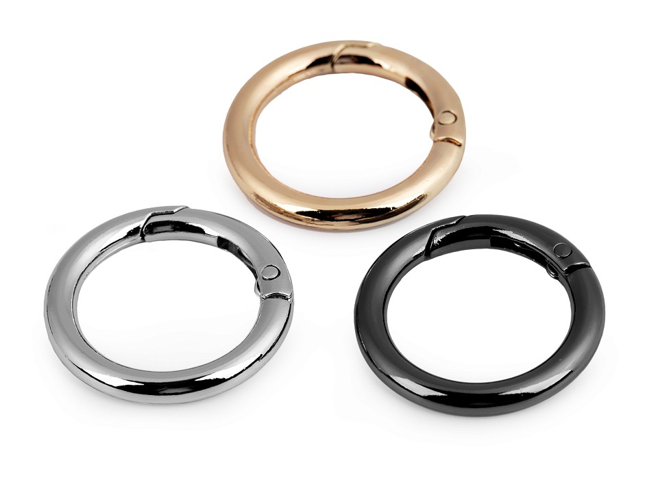 Metal Ring Shaped Carabiner, 25 mm (10 pcs/pack)Code: 800971