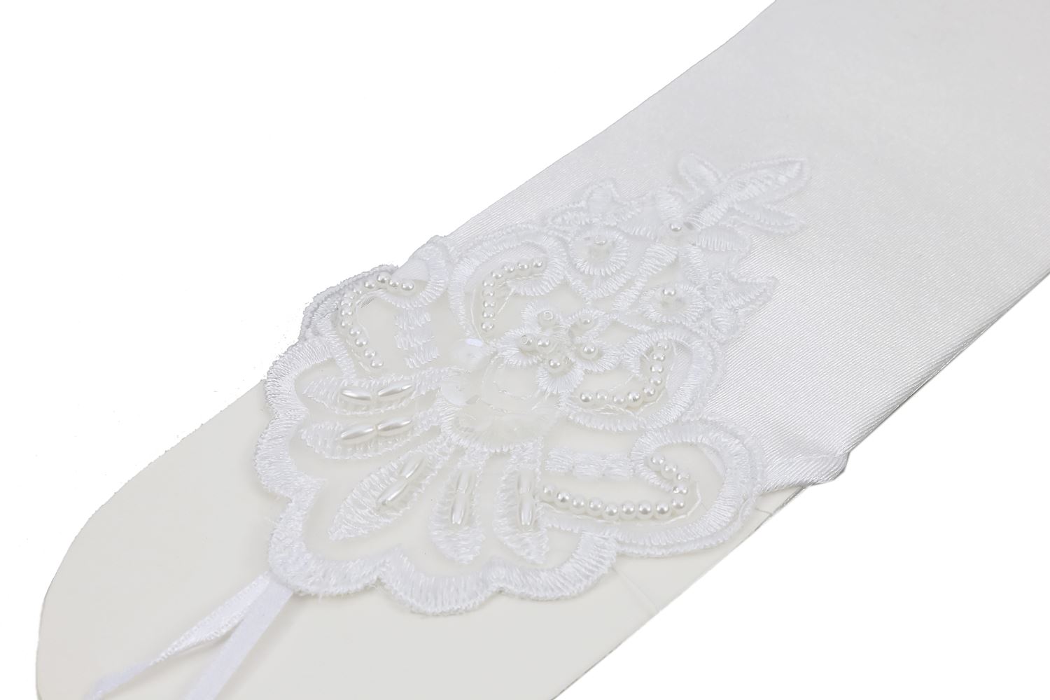 Manusi din Satin, 33 cm (1 pereche/pachet) - 2