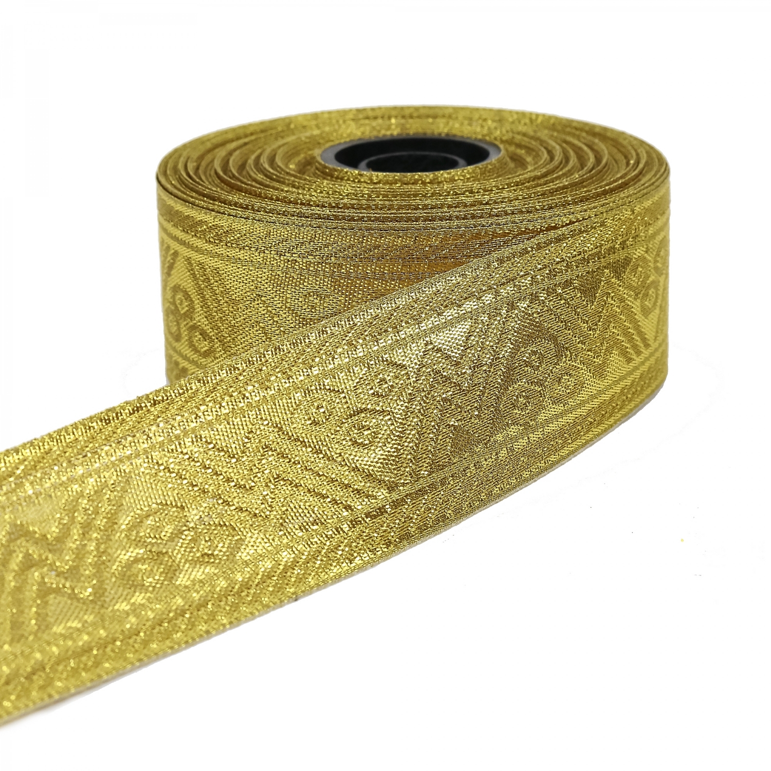 Gold Metalic Braid, width 35 mm (16.4 m/roll)