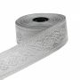 Silver Metalic Braid, width 36 mm (16.4 m/roll) - 1