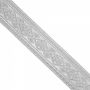 Silver Metalic Braid, width 36 mm (16.4 m/roll) - 2