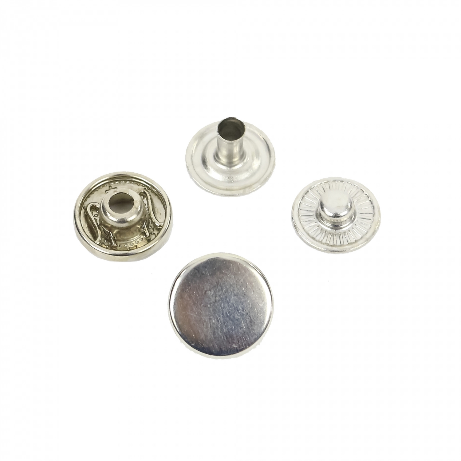 Capse din Metal, 12.5 mm (250 seturi/pachet)Cod: EM54-12.5MM