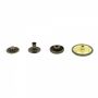 Snap Buttons, 20 mm, Antic-brass (1.000 sets/pack) - 2