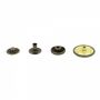 Capse din Metal, 20 mm, Antic-brass (1.000 seturi/pachet) - 2