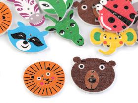 prod_nume - Wooden Decorative Buttons (25 pcs/pack) 