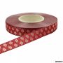 Christmas Ribbon with Stars, width 15 mm (25 m/roll) Code: 430514 - 6