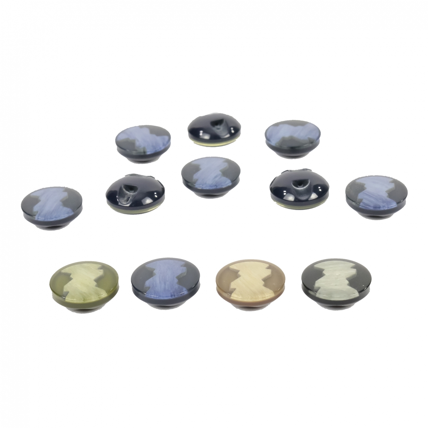 Plastic Shank Buttons, Size: 28 Lin (50 pcs/pack)Code: 84152/28
