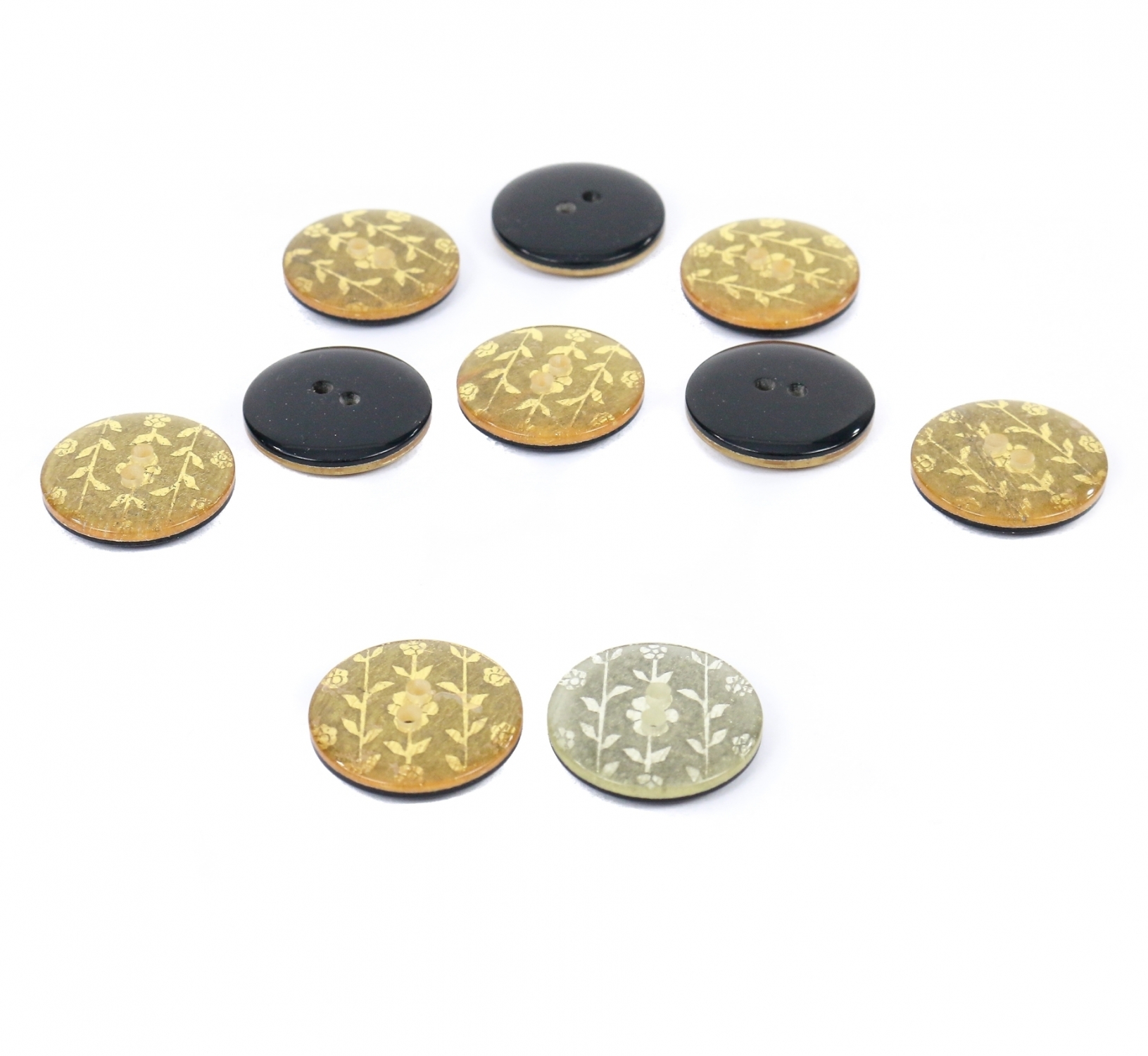 2 Holes Buttons, 23 mm (50 pcs/pack) Code: 12526/36