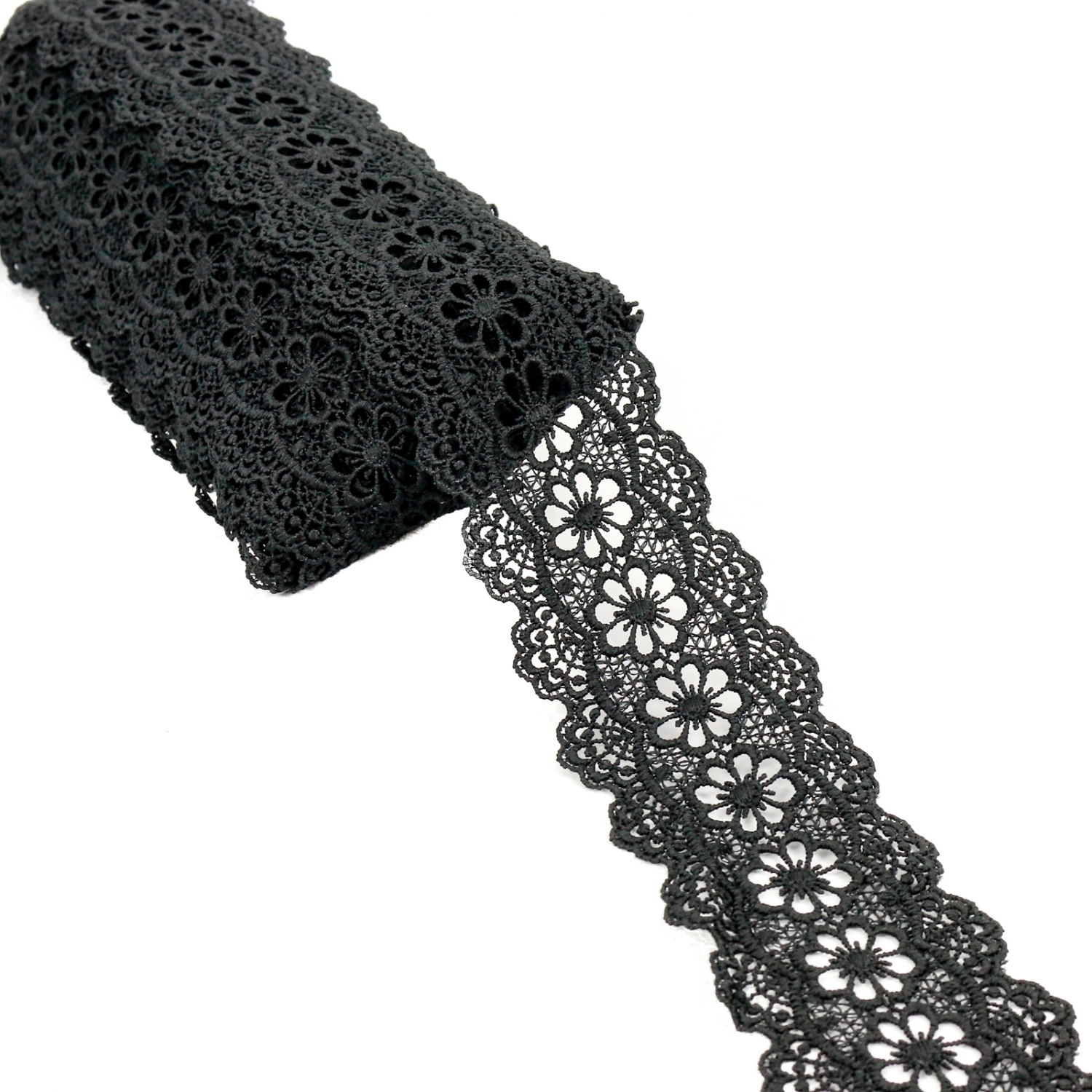 Dantela Brodata, latime 6.2 cm (13.72 metri/rola) Cod: 0575-2646 - 2