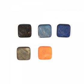 Metallized plastic buttons B6318, Size 16L (144 pcs/pack) - Plastic Shank Buttons, Size: 24 Lin (50 pcs/pack)Code: 83794/24