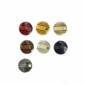 Wooden Decorative Buttons (50 pcs/pack) Model: Cat - Plastic Shank Buttons, 18 mm (50 pcs/pack)Code: 9004/28