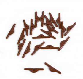 Snaps, Moulds, Hand Press and Accessories - Plastic Clamps for Upholstery, 2.5 cm (1.000 pcs/pack) Code: GGRG-PLS