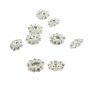 Shank Buttons with Rhinestones, Size 25x22 mm (10 pcs/pack) Code: BT1015 - 1