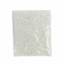 Opaque Glass Beads, White (100 gr/bag) - 1