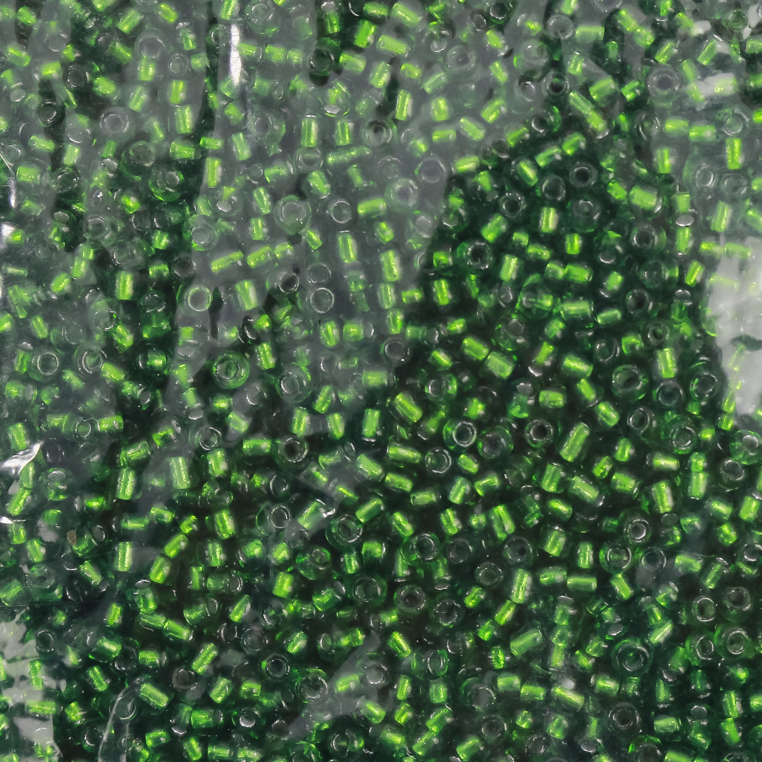 Margele Sticla #27, Verde Smarald (100 gr/punga) - 2