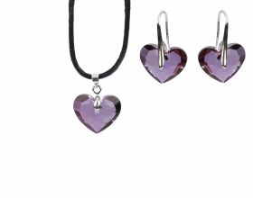 Seturi Swarovski - Set Pandantiv + Cercei cu Cristale Swarovski (1 set)Cod: Set 1.6