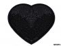 Embleme Termoadezive cu Paiete, Inima (10 bucati/pachet) Cod: 400072 - 5