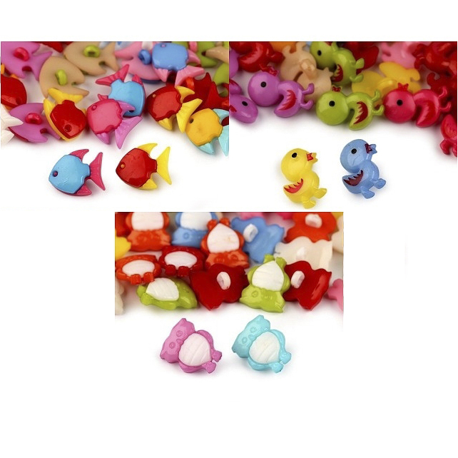 Baby Plastic Buttons (50 pcs/pack)Code: 120527