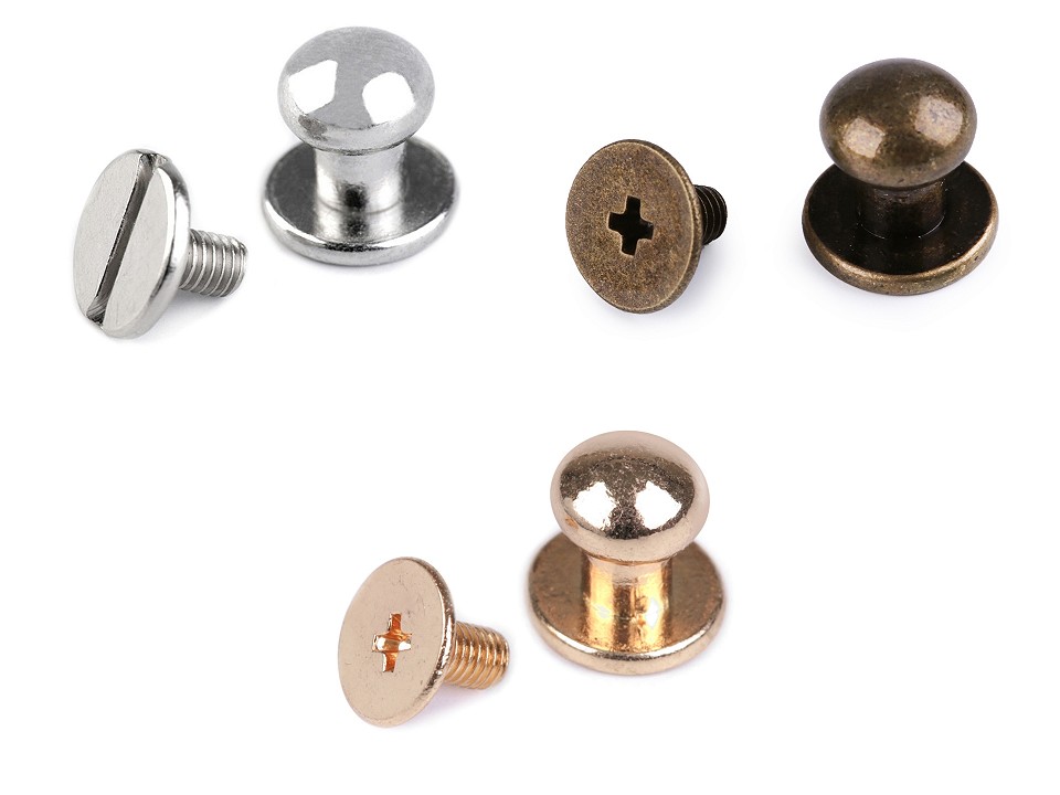 Metal Rivets, 7 mm (10 sets/pack)Code: 740147