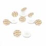 Shank Plastic Buttons, 22.9 mm (100 pcs/pack) Code: TR3-2/36 - 1