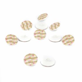 Buttons - Sale - Shank Plastic Buttons, 15 mm (100 pcs/pack) Code: TR3-2/24