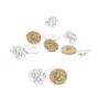 Shank Plastic Buttons, 22.9 mm (100 pcs/pack) Code: TR15/36 - 1