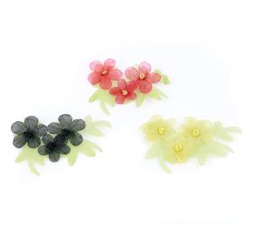 Decorare Aplicatii de Cusut, Model Floare (25 buc/pachet)