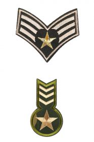 Embleme Adezive, Termoadezive, Decorative - Embleme Termoadezive, Army (10 buc/pachet) Cod: 390564