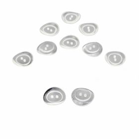 Plastic Buttons - 2 Holes Plastic Buttons, 20.3 mm (100 pcs/pack) Code: BFS-034/32