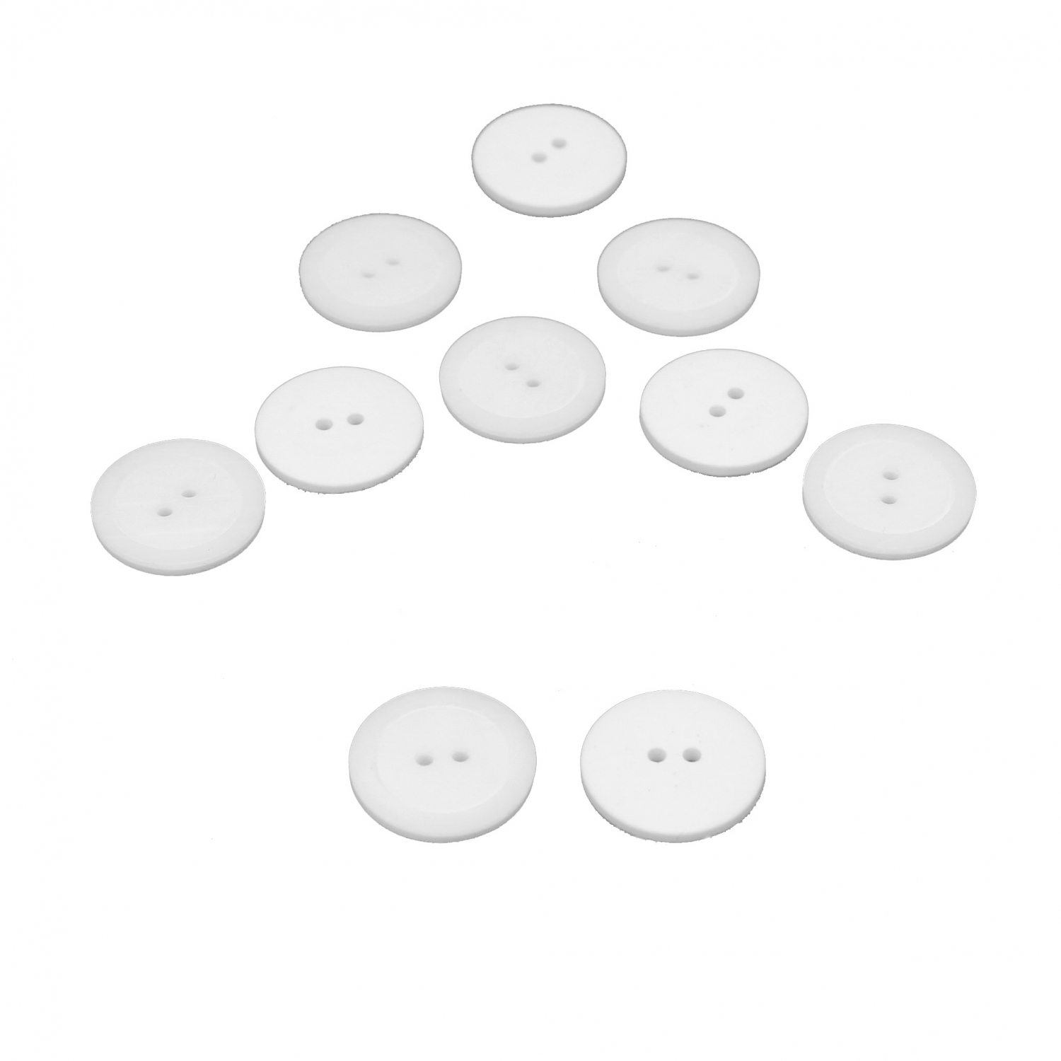 2 Holes Plastic Buttons, 24L (500 pcs/pack) Code: 0313-0380
