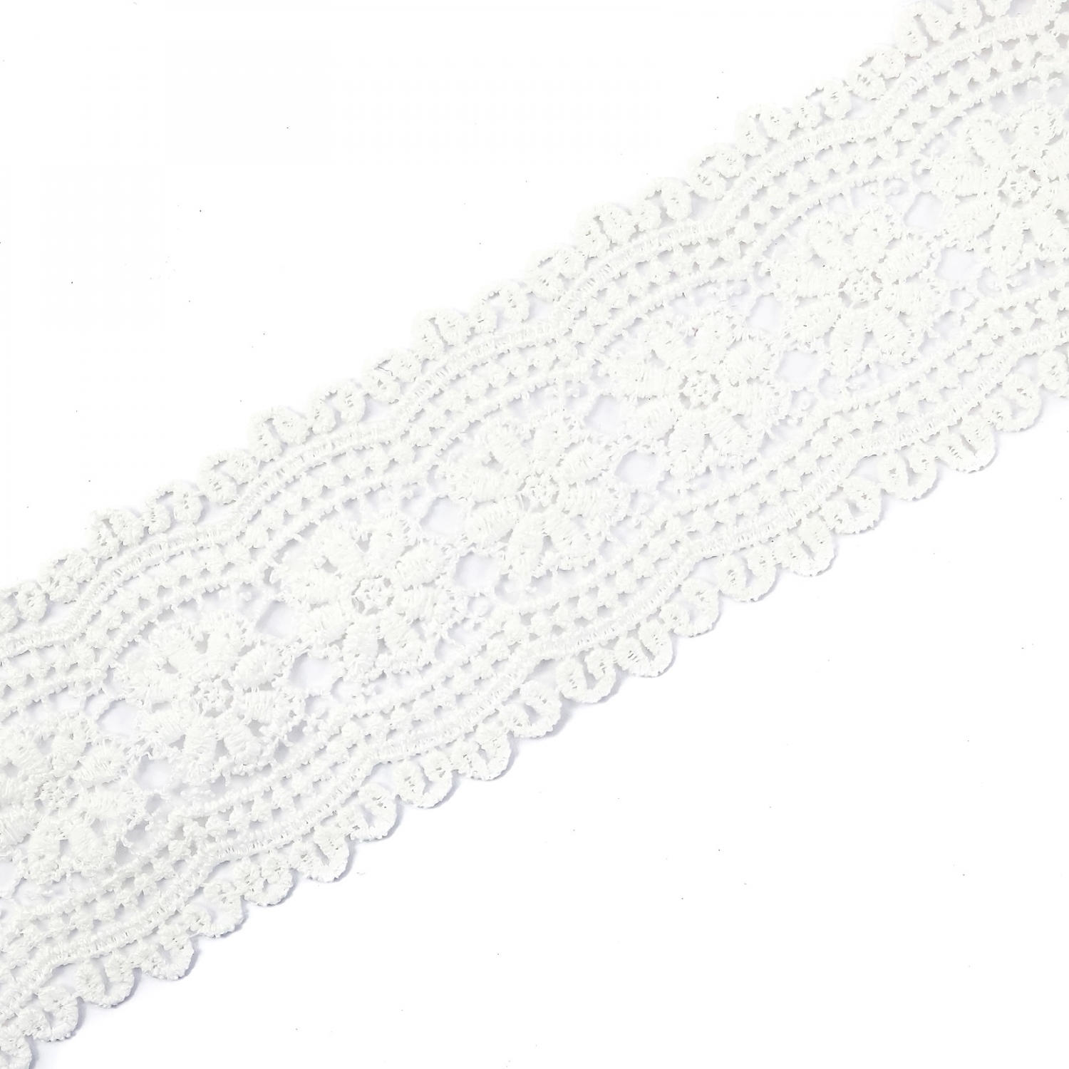 Dantela Brodata, latime 6.3 cm (13.72 metri/rola) Cod: 0575-2558 - 2