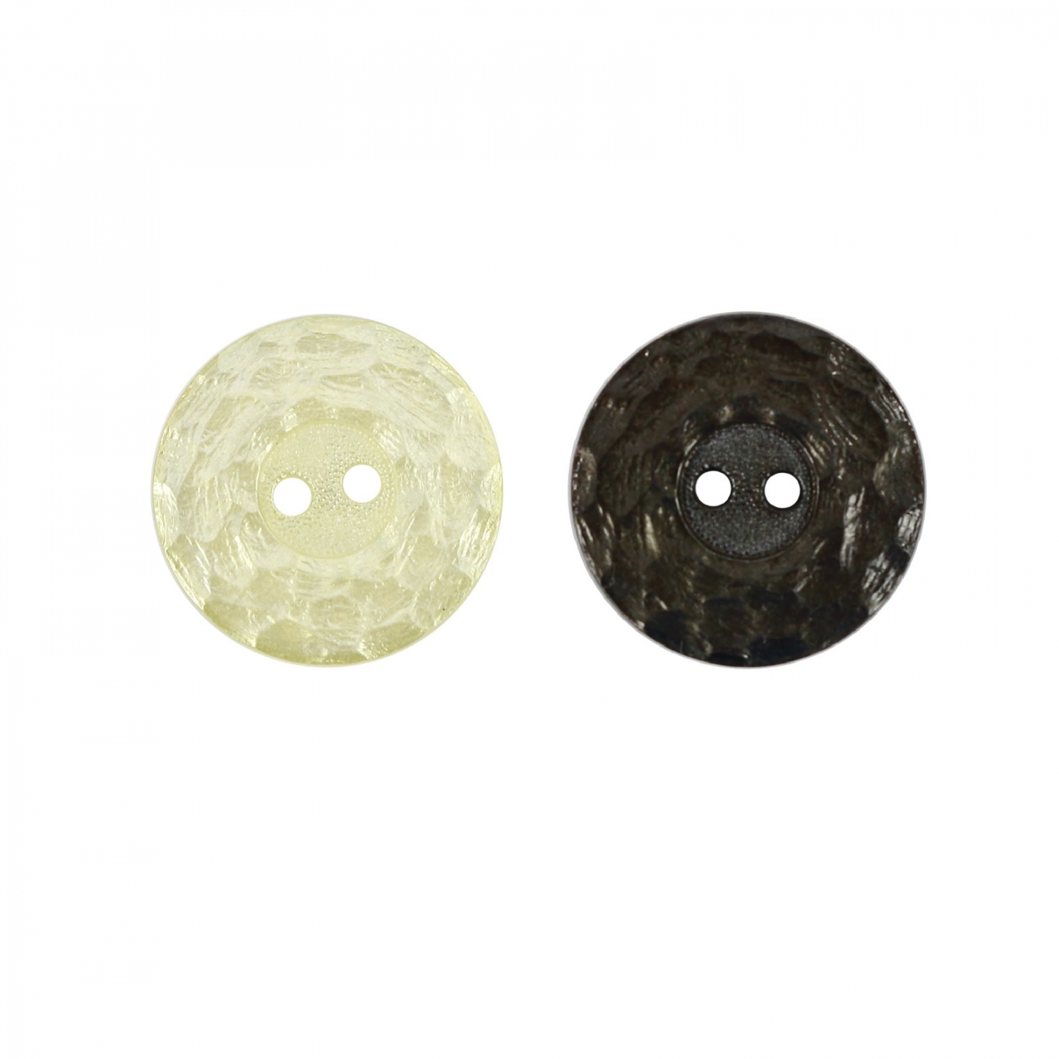 2 Holes Plastic Buttons, 20.3 mm (50 pcs/pack) Code: 43382