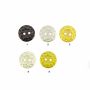 2 Holes Plastic Buttons, 12.7 mm (50 pcs/pack) Code: 43382 - 2