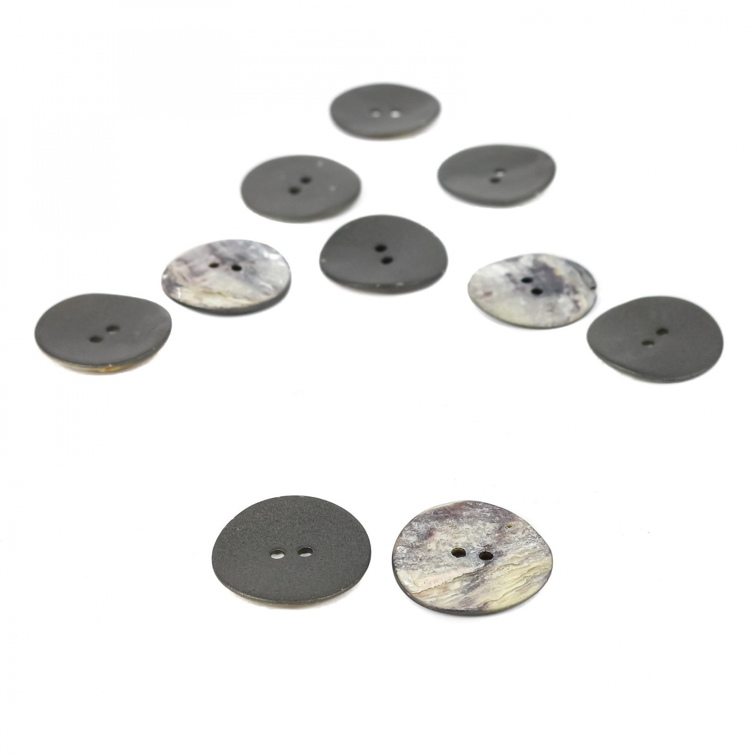 2 Holes Plastic Buttons, 27 mm (25 pcs/pack) Code: 24030