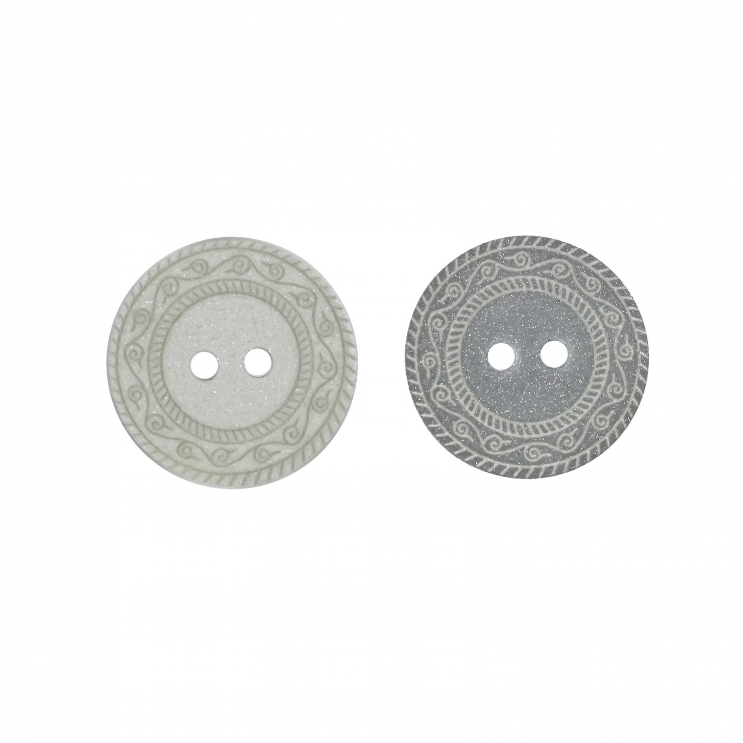 2 Holes Plastic Buttons, 20.3 mm (50 pcs/pack) Code: 11906