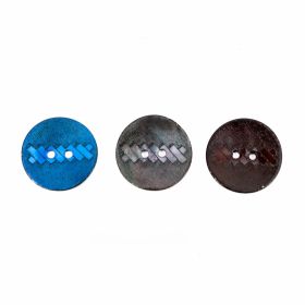 Buttons - Sale - 2 Holes Plastic Buttons, 22.9 mm (50 pcs/pack) Code: 12477