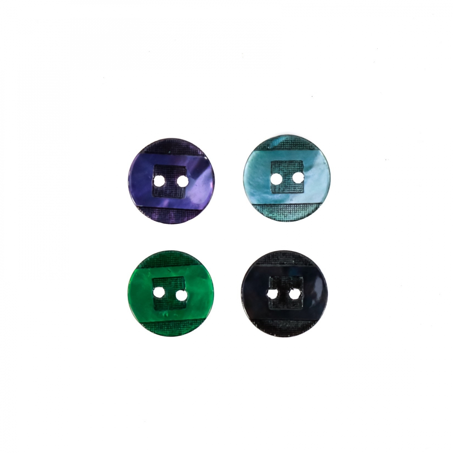 2 Holes Plastic Buttons, 15 mm (50 pcs/pack) Code: 12478
