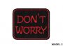 Embleme Termoadezive, Dont Worry, Be Happy (10 buc/pachet) Cod: 400157 - 3