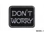 Embleme Termoadezive, Dont Worry, Be Happy (10 buc/pachet) Cod: 400157 - 2