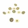 Plastic Metallize Shank Buttons, 21 mm (100 pcs/pack) Code: B5701 - 1