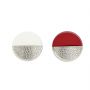 Plastic Shank Buttons, 30 mm (25 pcs/pack) Code: E1000-12 - 1