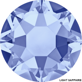 Cristale de Lipit 2078, Marimea: SS20, Culoare: Indian Siam (144 buc/pachet) - Cristale de Lipit 2078, Marimea: SS34, Culoare: Light-Sapphire (144 buc/pachet)