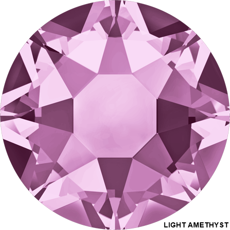 Hotfix Crystals 2078, Size: SS34, Color: Light-Amethyst (144 pcs/pack)