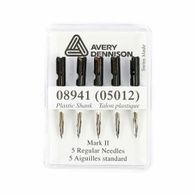 Plastic Tag Pins, Tagging Guns and Needles - Avery Dennison Normal Needles (5 pcs/box)