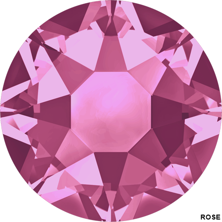 Cristale de Lipit 2078, Marimea: SS34, Culoare: Rose (144 buc/pachet) 