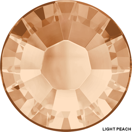 Cristale de Lipit 2078, Marimea: SS34, Culoare: Light Peach (144 buc/pachet) 